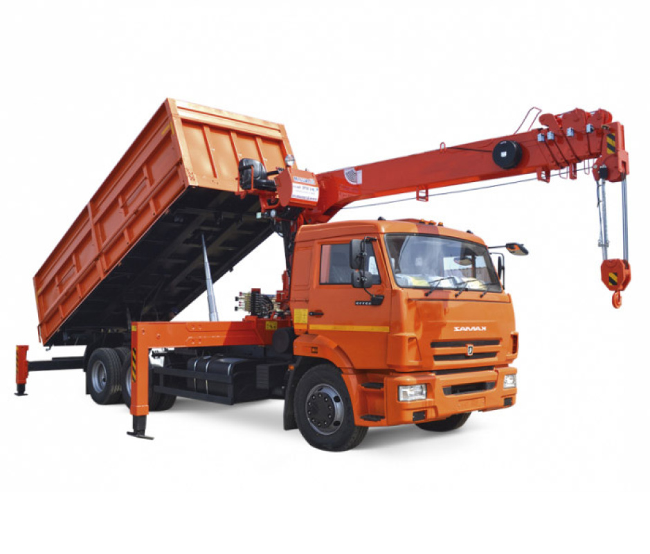 Автомобиль Самосвал КАМАЗ 43118 с КМУ Kanglim KS 1256 G-II