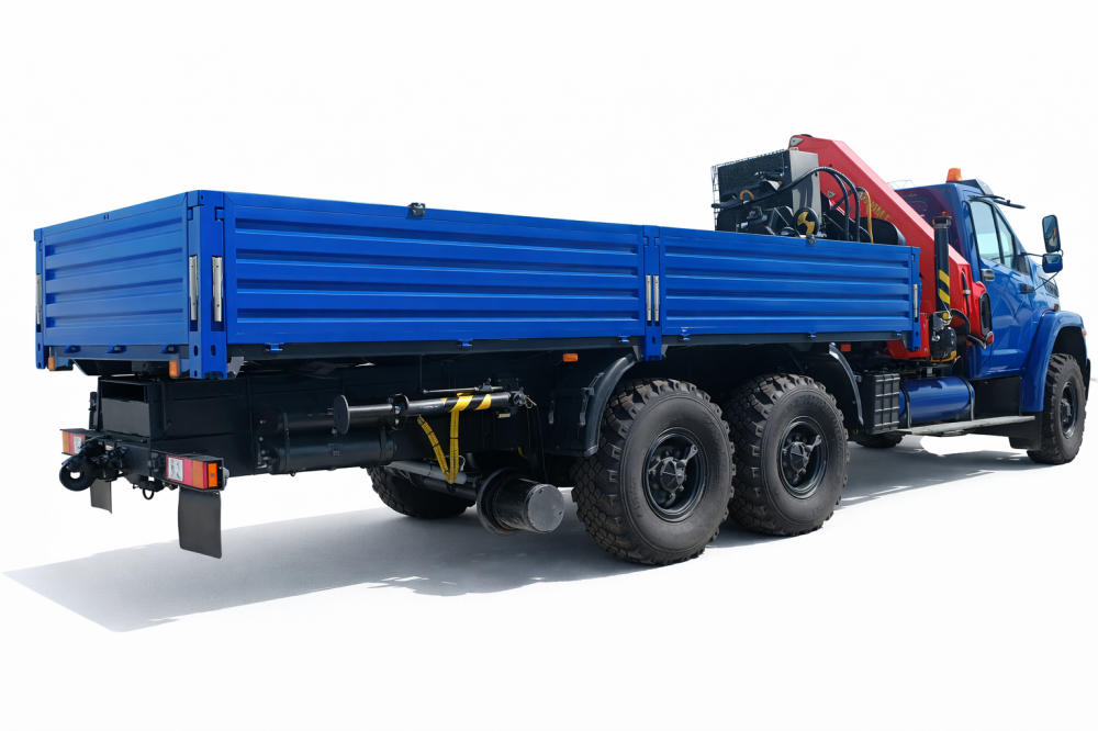 Бортовой Урал Next 4320 c КМУ ИНМАН ИМ 150N