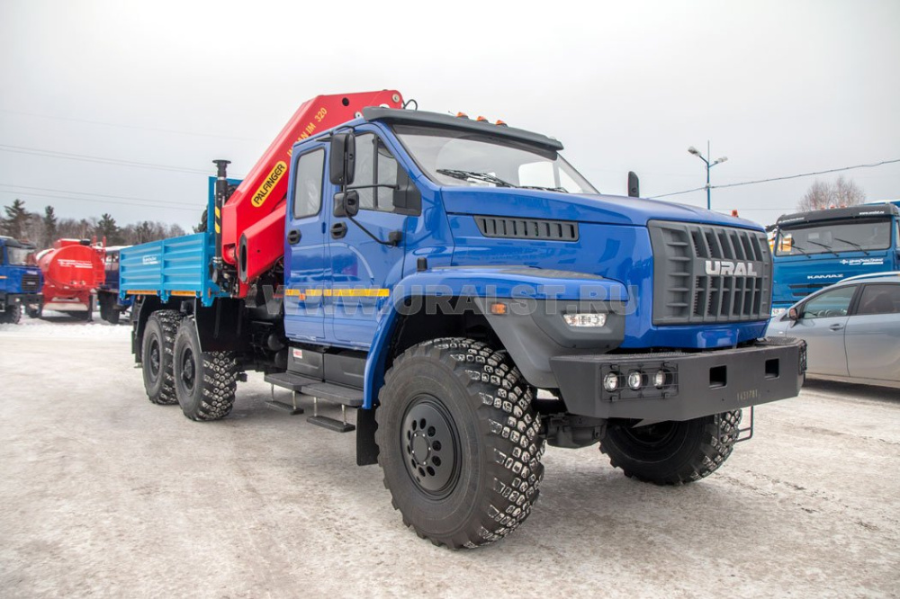 Бортовой Урал Next 4320 c КМУ ИНМАН ИМ 320