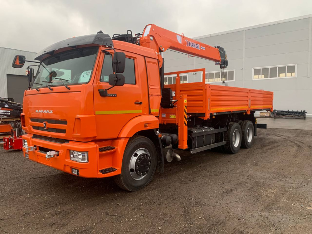 АВТОМОБИЛЬ БОРТОВОЙ КАМАЗ 65115 С КМУ HANGIL HGC 986