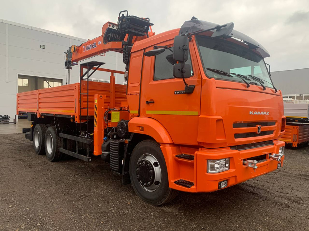 АВТОМОБИЛЬ БОРТОВОЙ КАМАЗ 65115 С КМУ HANGIL HGC 756