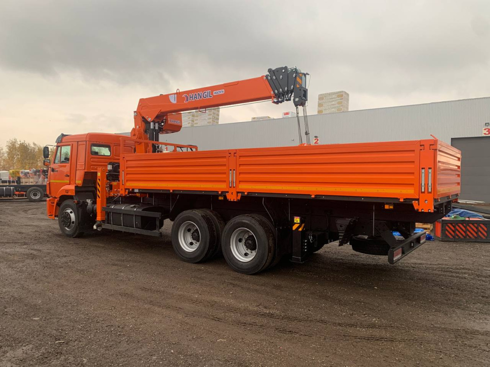 АВТОМОБИЛЬ БОРТОВОЙ КАМАЗ 65115 С КМУ HANGIL HGC 986