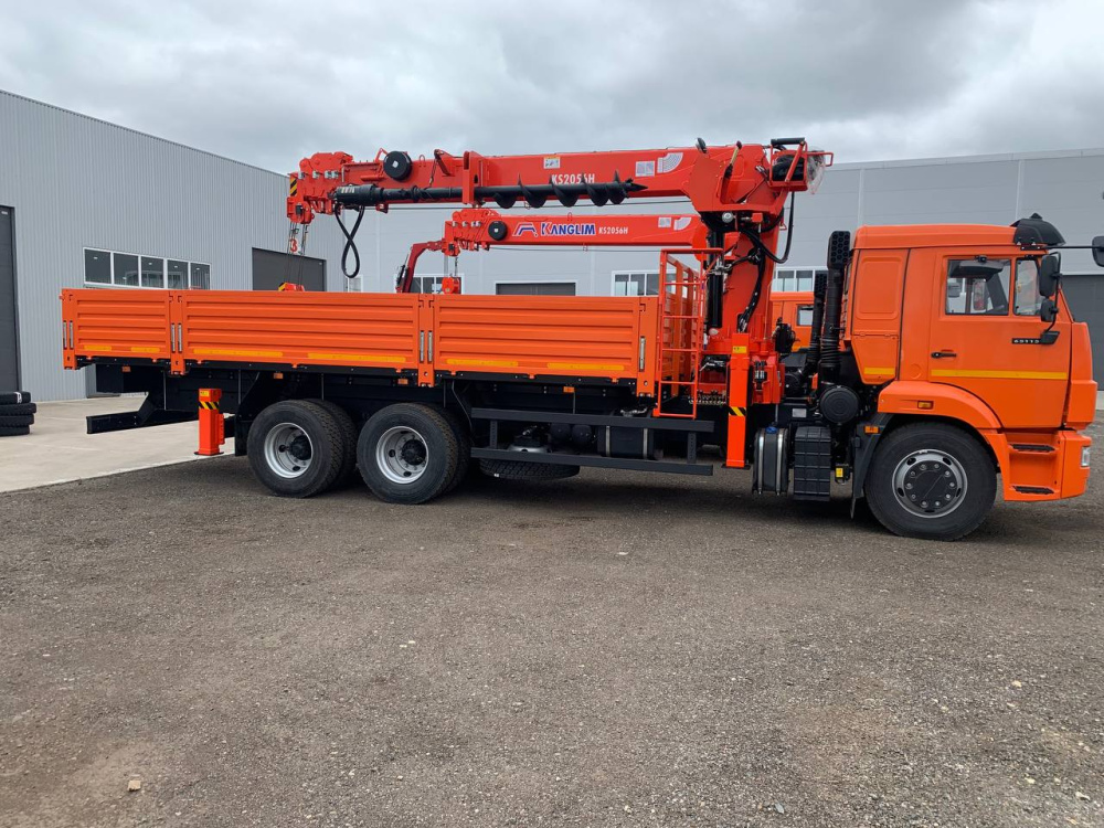 АВТОМОБИЛЬ БОРТОВОЙ КАМАЗ 65115 С КМУ KANGLIM KS 2056