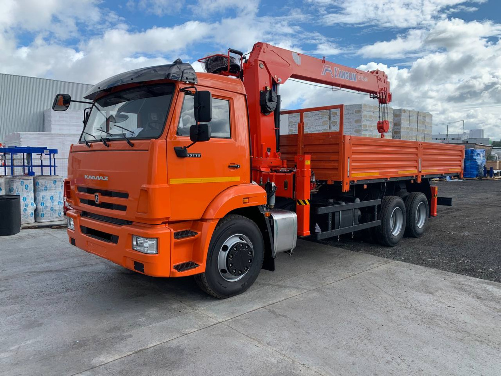 АВТОМОБИЛЬ БОРТОВОЙ КАМАЗ 65115 С КМУ KANGLIM KS 1256 G-II