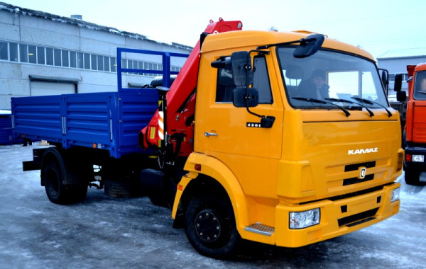 Автомобиль Бортовой КАМАЗ 4308 с КМУ Fassi F40В.0.22
