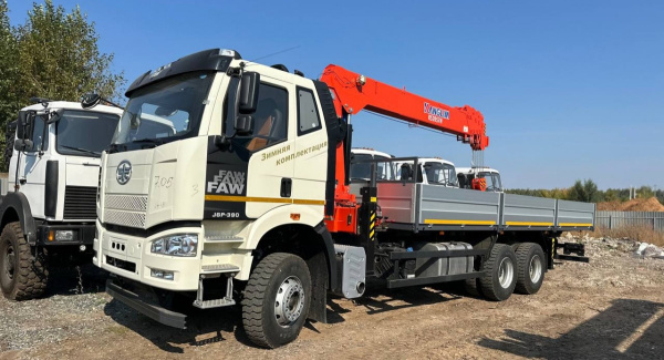 Бортовой FAW CA3250 С КМУ Hangil HGC 976