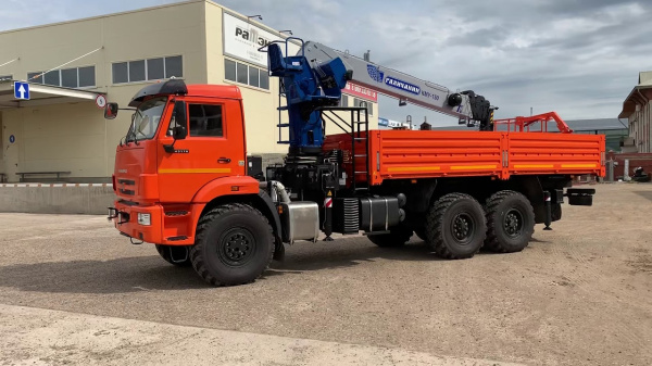 АВТОМОБИЛЬ БОРТОВОЙ КАМАЗ 43118 С КМУ-150 ГАЛИЧАНИН