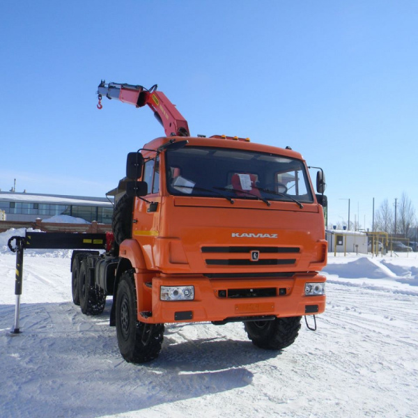 СЕДЕЛЬНЫЙ ТЯГАЧ КАМАЗ 43118 С КМУ ИНМАН ИМ 240