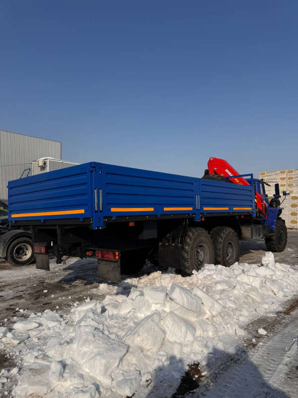 Бортовой Урал-М 4320-19** кабина 4320 капотный c КМУ ИНМАН ИМ 150N