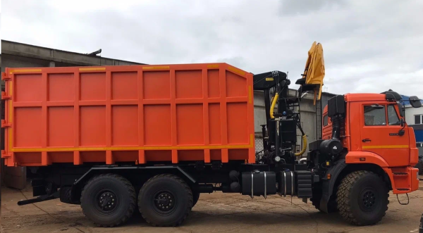 АВТОМОБИЛЬ ЛОМОВОЗ КАМАЗ 43118 С МАНИПУЛЯТОРОМ ВЕЛМАШ ВМ10-74М