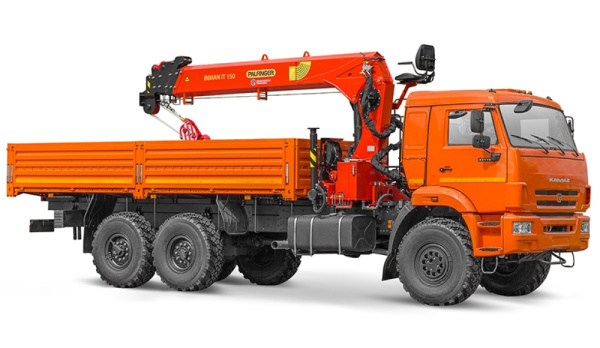 Автомобиль бортовой Камаз 43253 с КМУ Инман ИТ-120