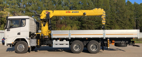 Бортовой Shacman 6x4 c КМУ Hyva HST14E4