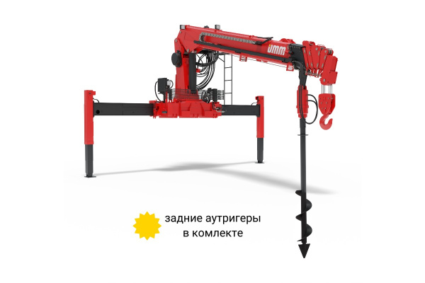 Бортовой Урал Next 73945 c кму УММаш 816Т с буром