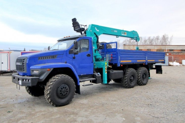 Бортовой Урал Next 4320 c КМУ HYUNDAI EVERDIGM (HKTC) HLC-8016