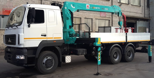 Бортовой МАЗ 6312 с КМУ HYUNDAI EVERDIGM (HKTC) HLC-7016
