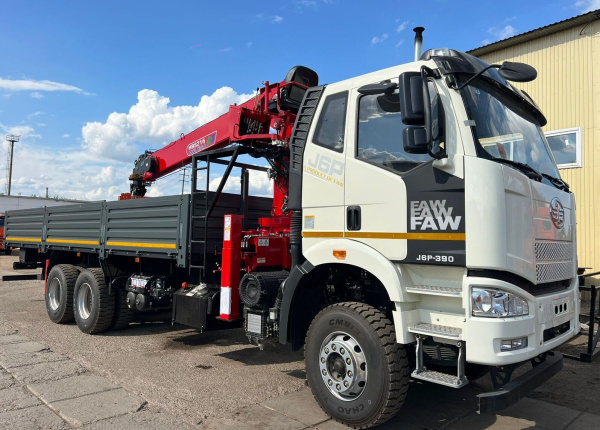 Бортовой FAW CA3250 С КМУ HORYONG HRS216