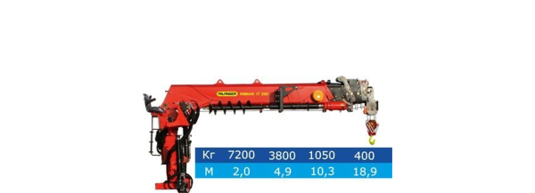 Бортовой Урал Next 4320 c кму ИНМАН ИТ 200