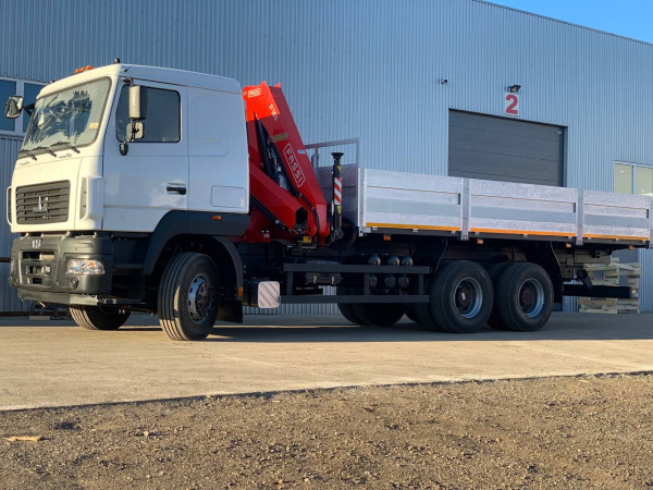 Бортовой МАЗ 6312 с КМУ Fassi F155A.0.22