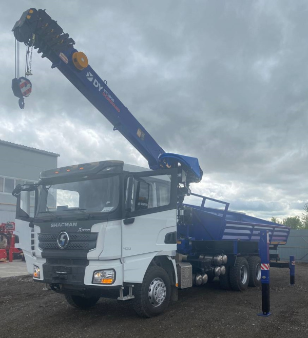 Самосвал Shacman 6x4 c КМУ DY (DongYang) SS 2036