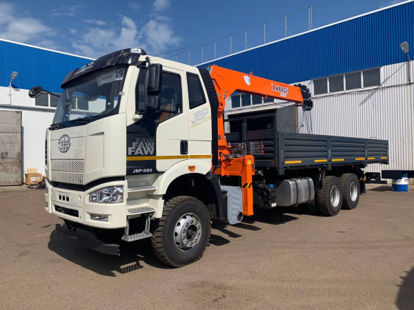 Бортовой FAW CA3250 С КМУ Hangil HGC 756
