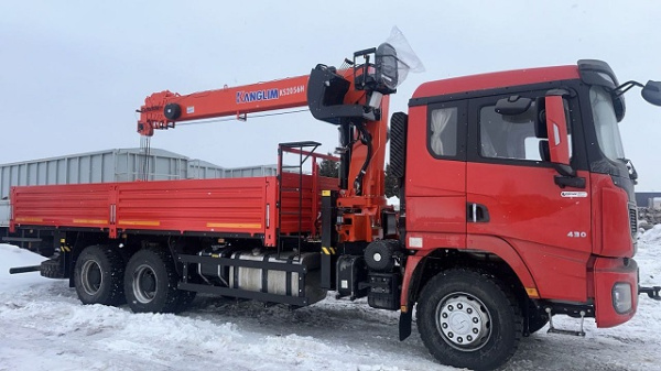 Бортовой Shacman 6x4 c КМУ Kanglim KS 2056