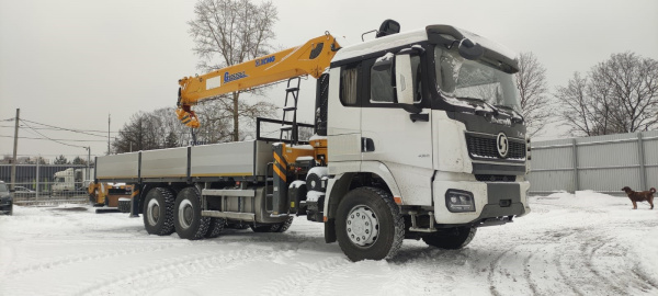 Бортовой Shacman 6x4 c КМУ XCMG SQS 350-5