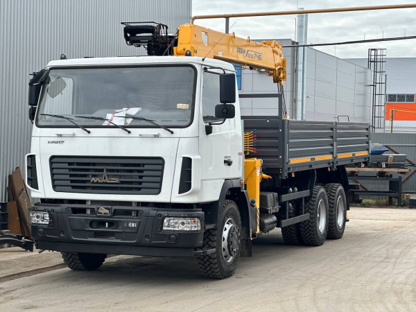 Бортовой МАЗ 6312 с КМУ Soosan SCS 746 L
