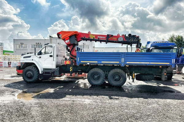Бортовой Урал Next 4320 c кму ИНМАН ИТ 200