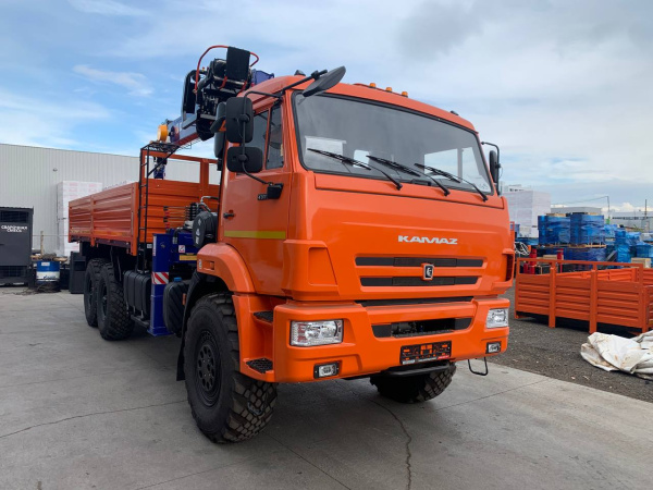 АВТОМОБИЛЬ БОРТОВОЙ КАМАЗ 43118 C КМУ DONGYANG SS 1416