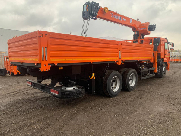 АВТОМОБИЛЬ БОРТОВОЙ КАМАЗ 65115 С КМУ HANGIL HGC 514