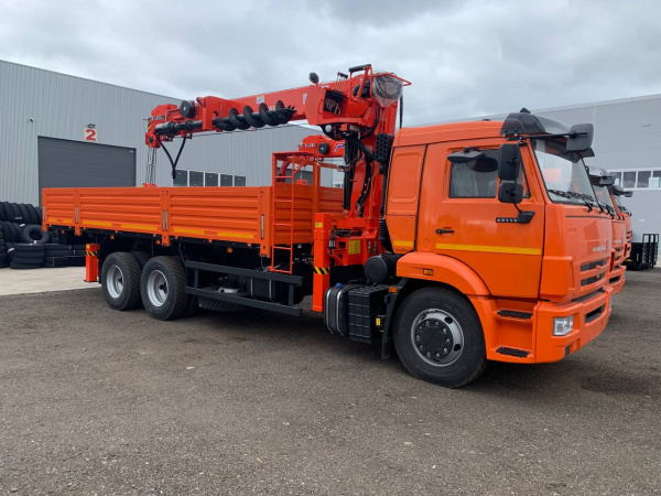АВТОМОБИЛЬ БОРТОВОЙ КАМАЗ 65115 С КМУ KANGLIM KS 2057