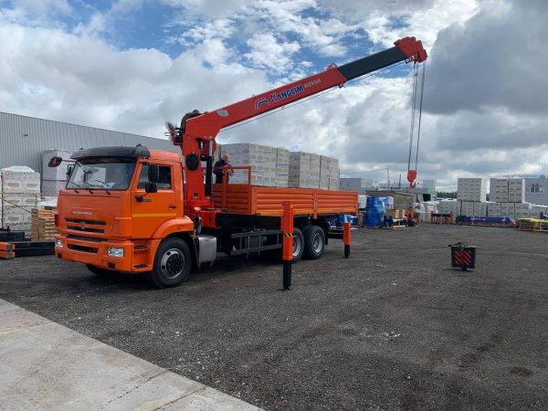 АВТОМОБИЛЬ БОРТОВОЙ КАМАЗ 65115 С КМУ KANGLIM KS 2057