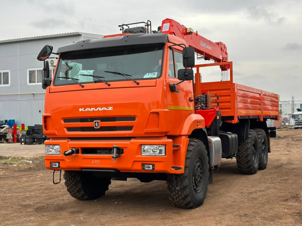 АВТОМОБИЛЬ БОРТОВОЙ КАМАЗ 43118 C КМУ KANGLIM KS 2057