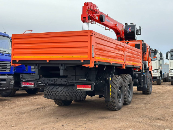 АВТОМОБИЛЬ БОРТОВОЙ КАМАЗ 43118 C КМУ KANGLIM KS 1256 G-II