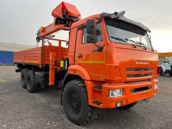 АВТОМОБИЛЬ БОРТОВОЙ КАМАЗ 43118 C КМУ HANGIL HGC 976