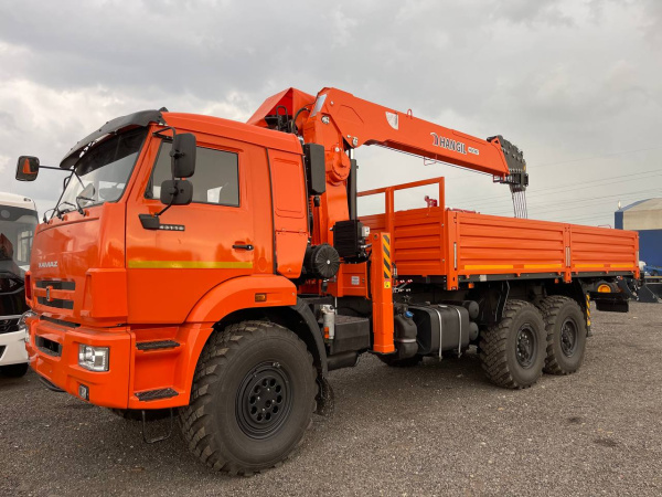 АВТОМОБИЛЬ БОРТОВОЙ КАМАЗ 43118 C КМУ HANGIL HGC 987