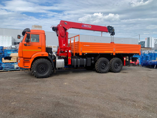 АВТОМОБИЛЬ БОРТОВОЙ КАМАЗ 43118 C КМУ HORYONG HRS 206
