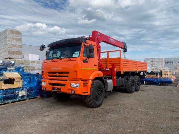 АВТОМОБИЛЬ БОРТОВОЙ КАМАЗ 43118 C КМУ HORYONG HRS 206