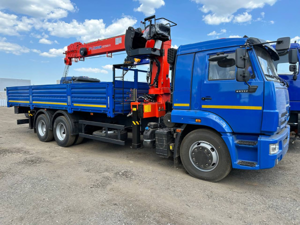 АВТОМОБИЛЬ БОРТОВОЙ КАМАЗ 65117 С КМУ KANGLIM KS 1256 G-II