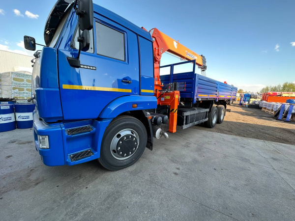 АВТОМОБИЛЬ БОРТОВОЙ КАМАЗ 65117 С КМУ HANGIL HGC 976