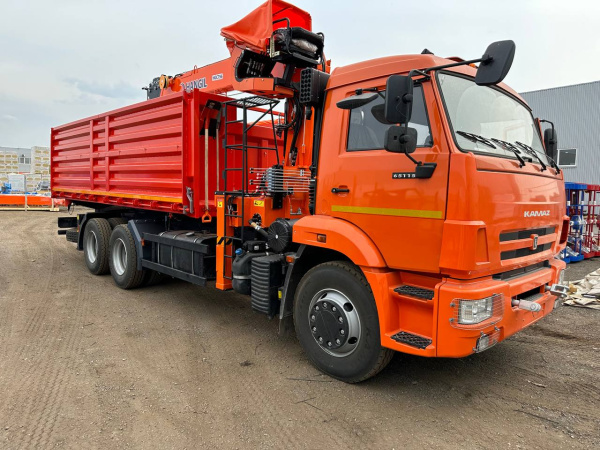 АВТОМОБИЛЬ САМОСВАЛ КАМАЗ 65115 С КМУ HANGIL HGC 986