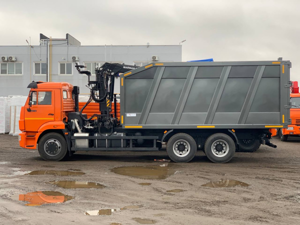 АВТОМОБИЛЬ ЛОМОВОЗ КАМАЗ 65115 С МАНИПУЛЯТОРОМ МАЙМАН 110S
