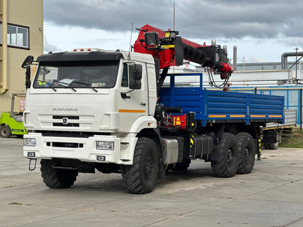 БУРИЛЬНО КРАНОВАЯ МАШИНА КАМАЗ-43118 с КМУ ИНМАН ИТ-200