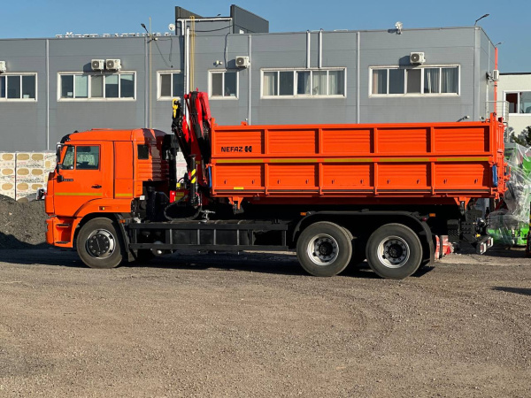 АВТОМОБИЛЬ Самосвал КАМАЗ 65115 с КМУ ИНМАН 150N