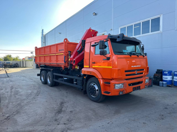 АВТОМОБИЛЬ Самосвал КАМАЗ 65115 с КМУ ИНМАН 150N