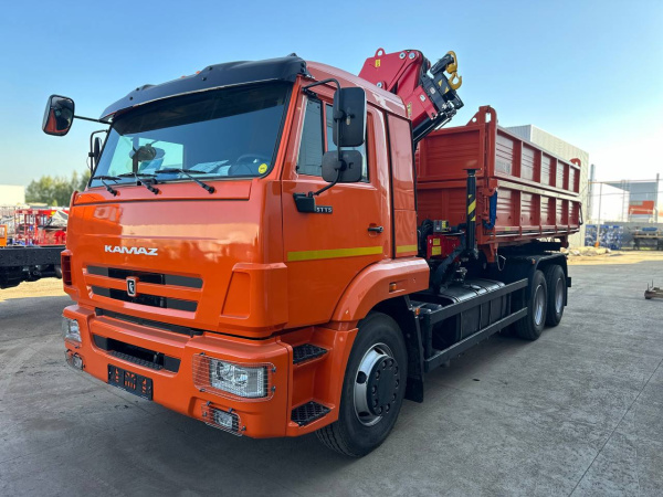 АВТОМОБИЛЬ Самосвал КАМАЗ 65115 с КМУ ИНМАН 150N