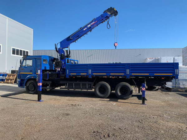АВТОМОБИЛЬ БОРТОВОЙ КАМАЗ 65117 С КМУ DONG YANG 2036 С БУРОВЫМ ОБОРУДОВАНИЕМ