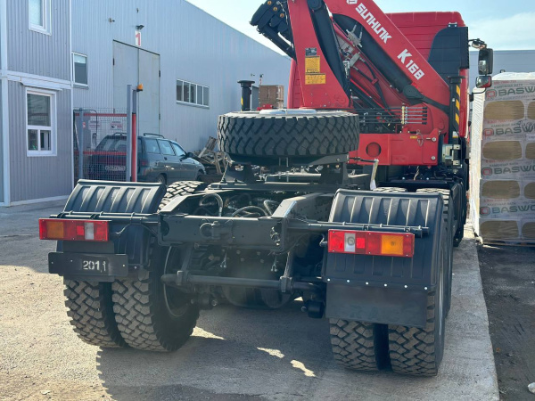 СЕДЕЛЬНЫЙ ТЯГАЧ МАЗ 6312 с КМУ SunHunk К-168-4