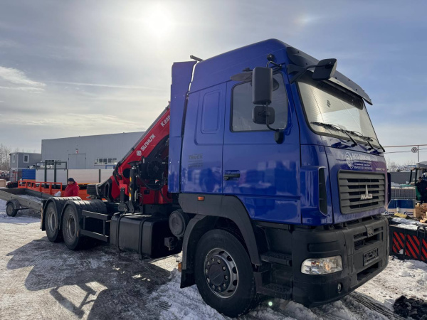 СЕДЕЛЬНЫЙ ТЯГАЧ МАЗ 6312 с КМУ SunHunk К-238-4