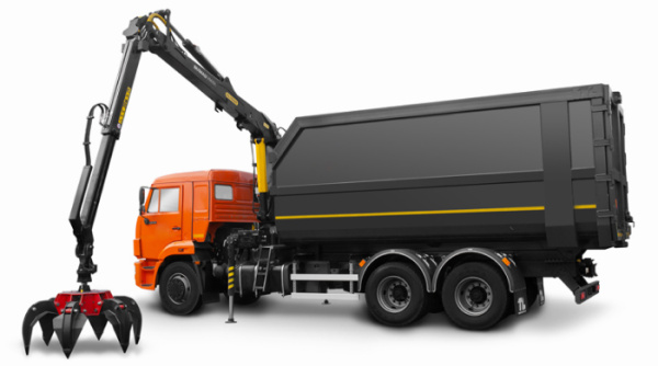 Автомобиль Ломовоз КАМАЗ-65115-3094-48 (Евро-5) с КМУ Велмаш ВМ10-74М, захват RG-25